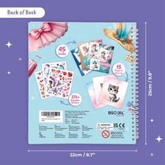 Sticker Dress Up Kitten – Kids Activity and Sticker Book Learn Fashion Design fo