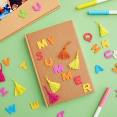 Vibrant Adhesive Foam Letters – 50 Sets, 6 Colors