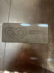 AccuCut Glasses Front Hearts Die G1379LC Valentine Costume Craft Classroom