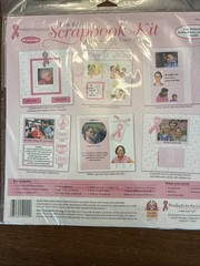 Pink Ribbon Journal Scrapbook Bundle Planner Kit Ribbon Paper