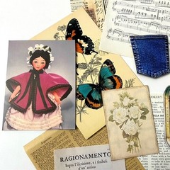 Mystery ✿ Vintage Scrapbook Ephemera Pack – Paper Craft Supply Lot