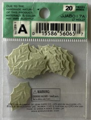 LIGHT GREEN HOLLY LEAF Die-cut Embellishment(20pc)Jolees •Garden•Berry•Christmas