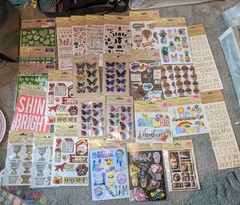 Crafter’s Square Huge Lot Scrapbook Card Making Supplies All New