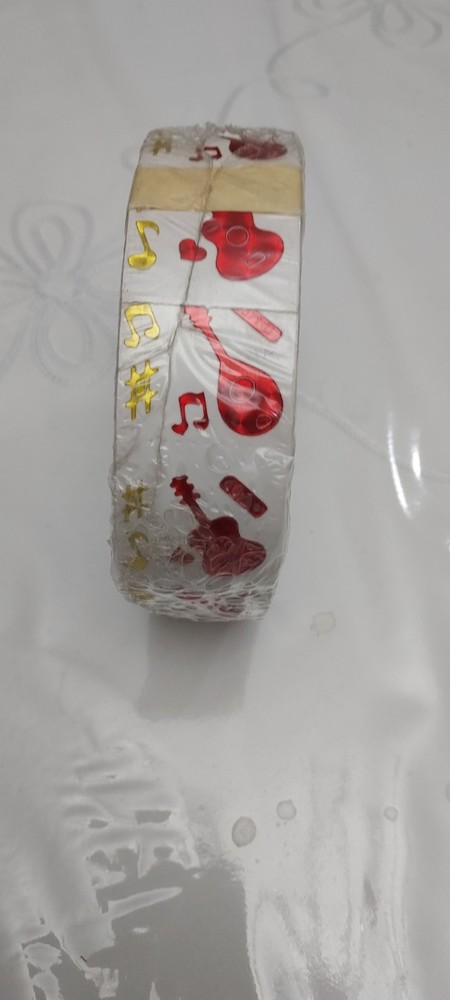 vintage music combo sticker roll / 500 stickers