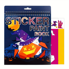 1PCS Sticker by Number Book for Kids Ages 4-8, Fun Craft Activity, Educational B