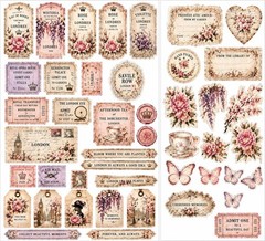 London Theme Junk Journal Embellishments Kit Scrapbook USA