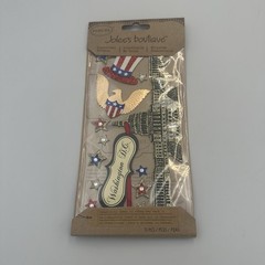 Jolee’s Boutique Glittered Washington DC Scrapbook Deminsional Stickers – New-