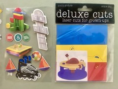 SALE! Lot of Kids Toys Park Stickers & Scrap Kit! Little Yellow Bicycle, Etc