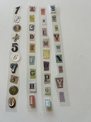 Alphabet and Numbers Stickers