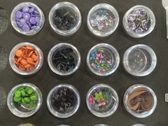 CLOSE TO MY HEART Embellishment Storage case w/ 25 containers CTMH scrapbooking