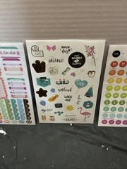 Lot Of 3 NIP Planner/ Calendar Stickers Mixed Brands