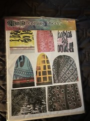 Dylusions 4 sets of Collage sheets with 24 pcs. + Christmas 15 pcs. to choose