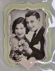 K & Company Brenda Walton Wedding Stickers Frames & Tags Dimensional Pastels