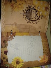 Honey Bee Junk Journal Scrapbook USA Seller