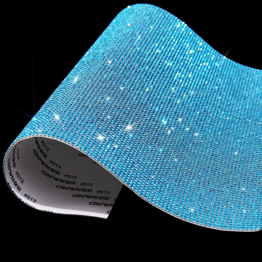 9.4 X 7.9 Inch Bling Rhinestone Stickers Self Adhesive, Rhinestone Sheets for DI