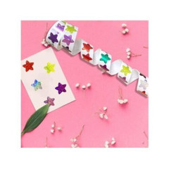 500PCS Star Shaped Sparkling Multicolor 1 Inch Stickers Labels