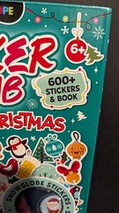 Sticker Bomb – 600+ Stickers And Book – I LOVE CHRISTMAS THEME!