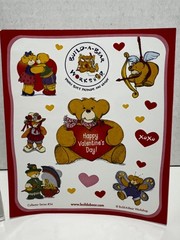 VTG HTF Build-A-Bear Stickers Booklet Valentine’s Day Collector’s Series #34