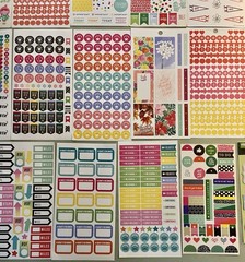 Lot Of 44 Sheets Happy Planner, Recollections, Sticko!