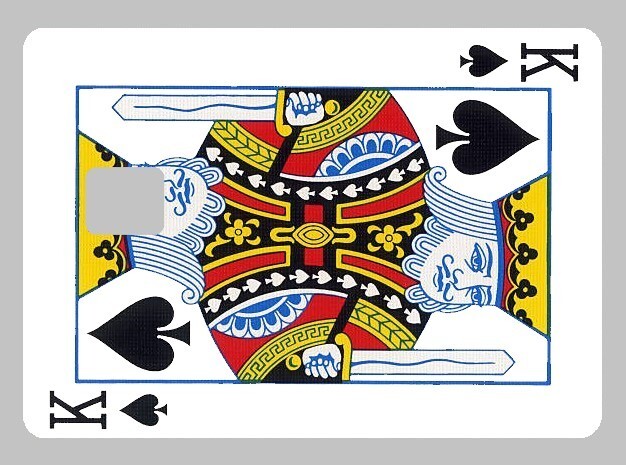 King of Spades – Playing Cards – Fan Art Credit Card Decal