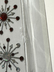 Karen Foster Sparkle Burst Brads Holly Berries 01849 Scrapbook Lot of 2 NEW READ