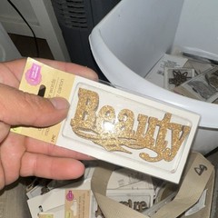 Crafter’s Square Laser Cut Kraft Words & Icons Lot Mermaid Beauty Inspirational