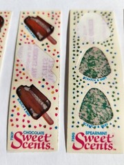 Lot of SNS Sweet Scents Stickers – lemon, spearmint, chocolate – smells great!!
