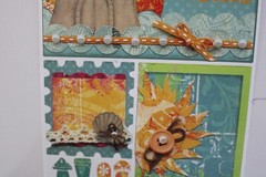 BoBunny A Gift of Love Sandcastle Cardstock Stickers Pictures Scrapbooking Craft