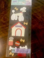 Jolee’s Boutique French Poodle 2 PKGS STICKERS Each Different Rare NIP