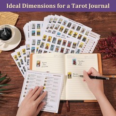 420 PCS Mini Tarot Stickers for Journaling, 1.25″ x 0.78″ Tarot Card Stickers…