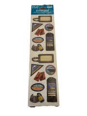 New FMI Travel Stickers – Passport Cruise Safari Destination Adventure 2 Sheets