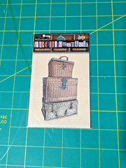 ArchiTextures Treasures Stacked Wicker Trunk DISCONTINUED Sticker Embellishment
