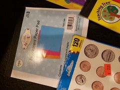 3 Teachers Reward Stickers Asst. Lot Paper Pad Airplane Tags Stars