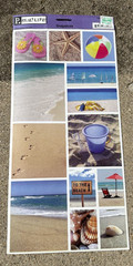 JUMBO 6 X 12″ PEBBLES REAL LIFE PRINTED CARDS STICKERS SNAPSHOT BEACH