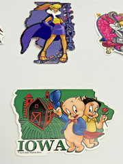 Vintage Looney Tunes USA States Lot of 15 Stickers Unused A&A Global Warner Bros