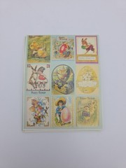 Easter Stickers Paper Magic Scrapbooking Card Journal VTG 6 sheets