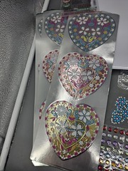 Scrapbooking Lot 42 Page Refills New Stickers, Jewels, And Others