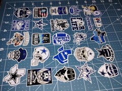 Dallas Cowboys Sticker Texas Pack Lot stickers