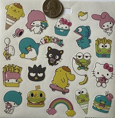 FRIEND’S OF HELLO KITTY (#2) Stickers(20pcs)Sanrio•Cartoon •Frogs•Card Making•