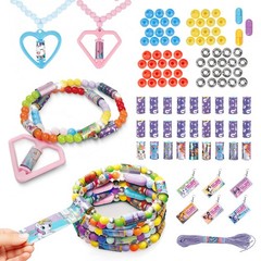320pcs DIY Jewelry Sticker Making Kit, Cute Stickers Toy Bracelet Set for Gir…