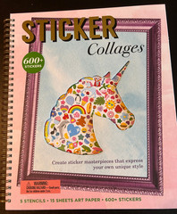 Mrs. Grossman’s 600+ Sticker Collages – 5 Stencils and 15 Sheets Art Paper NEW!