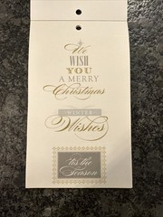 Anna Griffin Winter Wonderland Vellum Quote Stickers Used