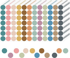Boho 4200 PCS 0.75 Inch 12 Colors round Colored Dot Stickers