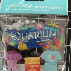SCRAPBOOK STICKER Pet Adventure Aquarium jellyfish penguin Nemo Shark Seahorse
