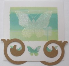 (4) CROWN SCROLL FLOURiSH – Bare Decorative Accents Chipboard Die Cuts – 5″