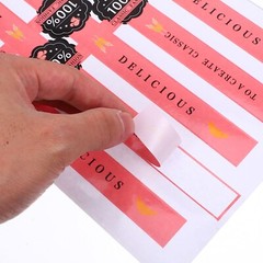 100pcs Stickers Self Adhesive Stickers Pastry Seal Sticker Labels Stickers Ca…