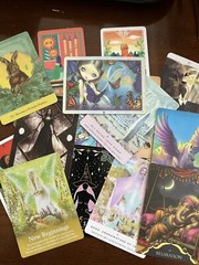 Lot Of 45 Tarot Cards Lot Junk Journal Collage Ephemera Single Swap Arcana