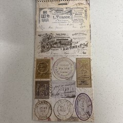 Tim Holtz Idea-ology Salvage Stickers FRENCH INDUSTRIAL 100% Complete 5 Pages