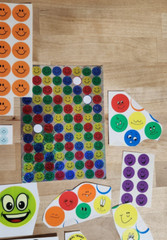 Vintage Assorted Smiley Face Stickers Nostalgic Highlights Wal-Mart Hallmark AGC