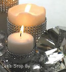 4.5″ 30ft yard Diamond Mesh Rhinestone Ribbon Crystal Wedding Wrap Multi Colors
